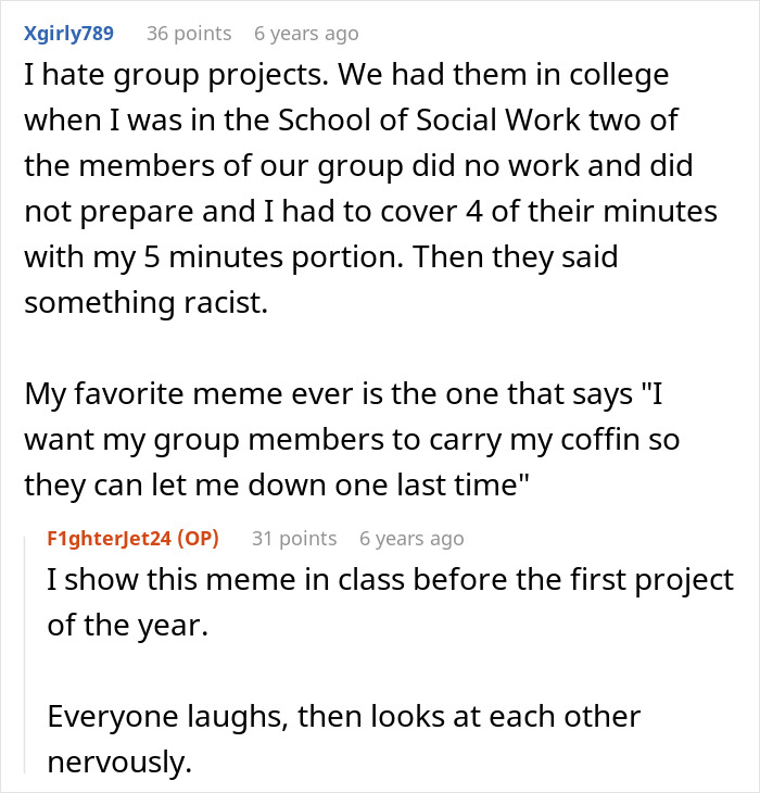 Lazy Seniors Force Classmates To Do All The Work, Teacher's Trap Blows Up In Their Faces Lazy Seniors Force Classmates To Do All The Work, Teacher's Trap Blows Up In Their Faces