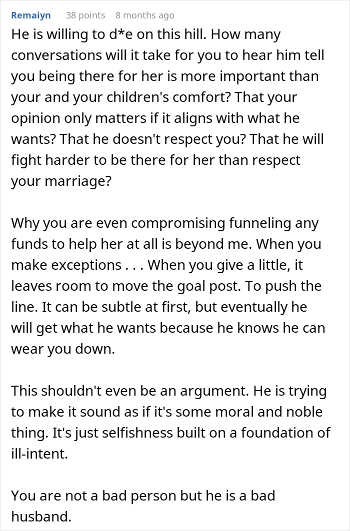 Husband Drops Everything To Help His Sick Ex Wife, Doesn't Care What His Current Wife Thinks Husband Drops Everything To Help His Sick Ex Wife, Doesn't Care What His Current Wife Thinks