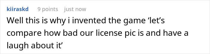 A screenshot of a lighthearted comment in a discussion about a guy who pretends to be a decade younger. A screenshot of a lighthearted comment in a discussion about a guy who pretends to be a decade younger.