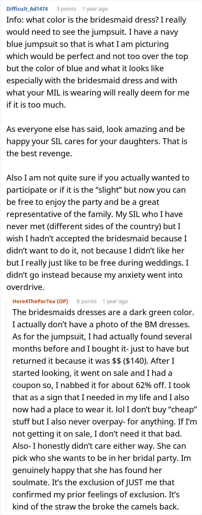 Woman Plans To Upstage Jealous SIL At Her Own Wedding After She's Excluded Due To Losing Weight Woman Plans To Upstage Jealous SIL At Her Own Wedding After She's Excluded Due To Losing Weight
