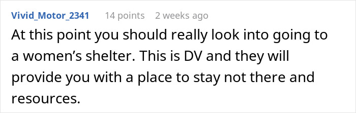 A comment advises looking into a women's shelter for a 19YO daughter dealing with a narcissist mom's attack. A comment advises looking into a women's shelter for a 19YO daughter dealing with a narcissist mom's attack.