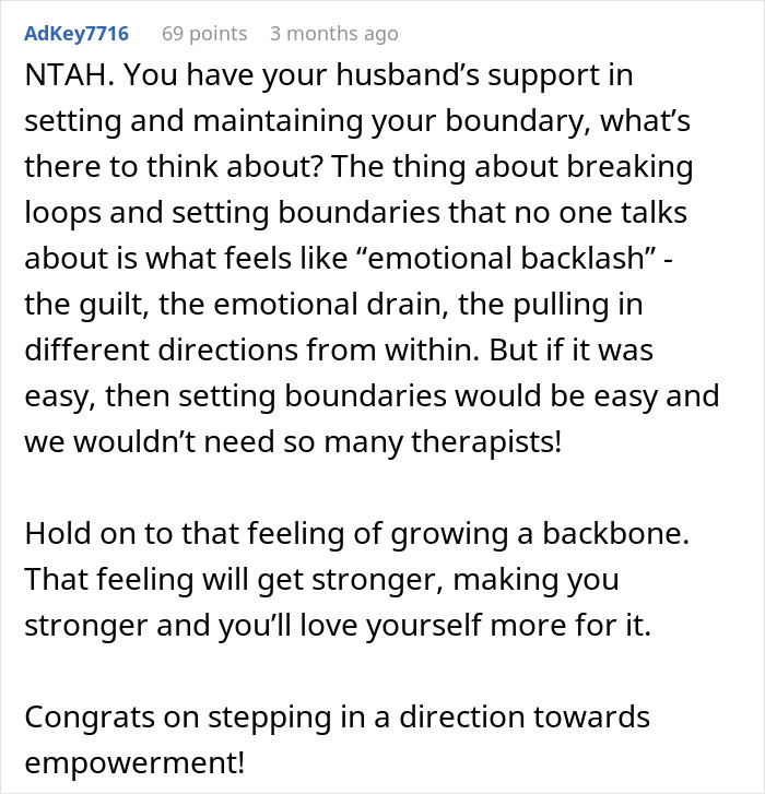 Screenshot of a Reddit comment about the MIL's pregnancy competition with DIL and lack of sympathy for miscarriage. Screenshot of a Reddit comment about the MIL's pregnancy competition with DIL and lack of sympathy for miscarriage.
