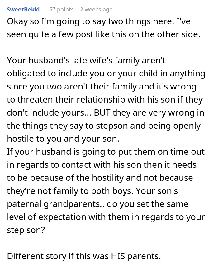 Woman Lets Her Husband Go Hard On His Ex-In-Laws After Her Son Starts Asking Painful Questions