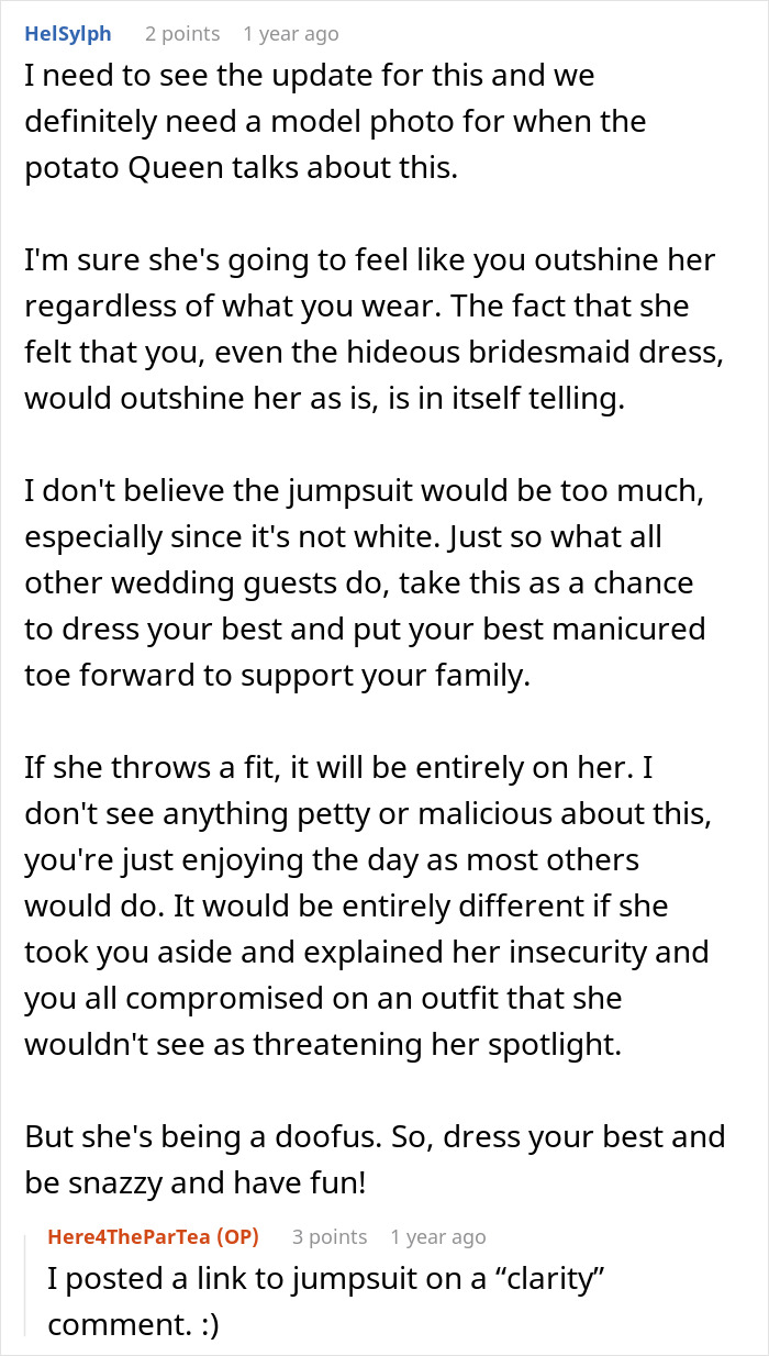 Woman Plans To Upstage Jealous SIL At Her Own Wedding After She's Excluded Due To Losing Weight Woman Plans To Upstage Jealous SIL At Her Own Wedding After She's Excluded Due To Losing Weight
