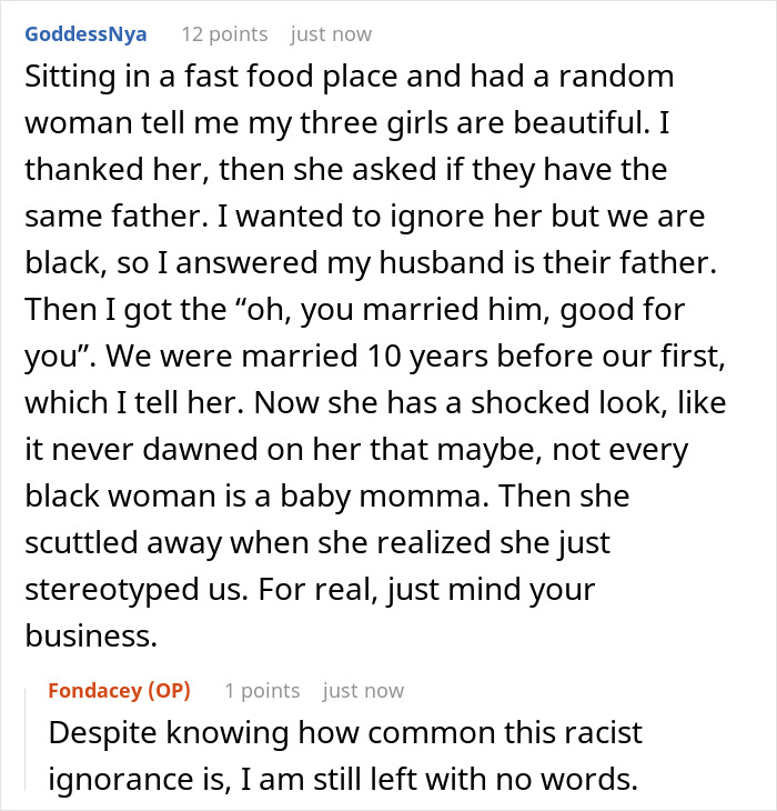 Mixed-race mom explains blue-eyed kid to nosy strangers, detailing how she handles stereotypes. Mixed-race mom explains blue-eyed kid to nosy strangers, detailing how she handles stereotypes.
