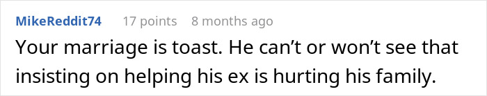Husband Drops Everything To Help His Sick Ex Wife, Doesn't Care What His Current Wife Thinks Husband Drops Everything To Help His Sick Ex Wife, Doesn't Care What His Current Wife Thinks