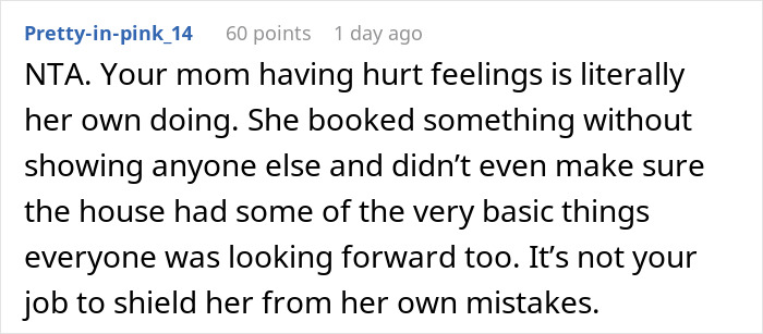 Mom rushes to make travel plans without consulting her family, leading to hurt feelings and backfire.