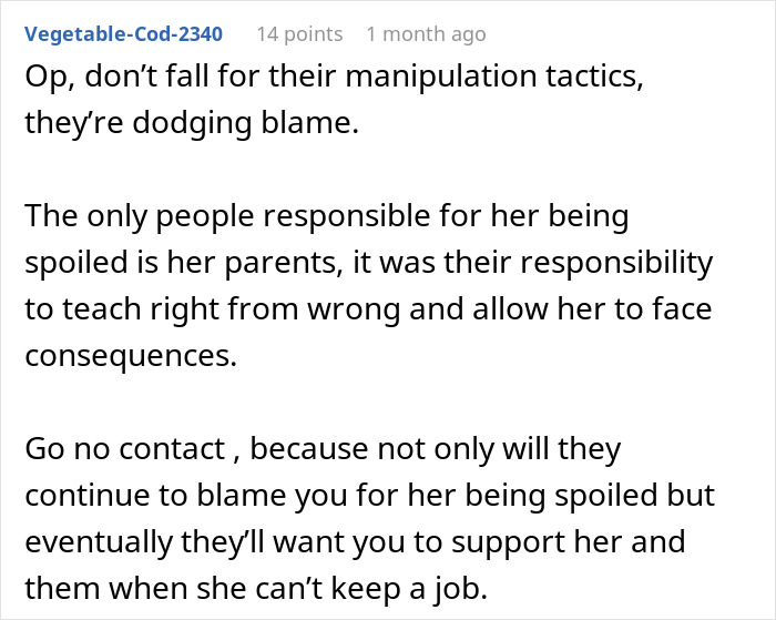 Guy Plans On Ditching Toxic Fam After Parents Blame Him For Their Daughter Being A Spoiled Brat Guy Plans On Ditching Toxic Fam After Parents Blame Him For Their Daughter Being A Spoiled Brat