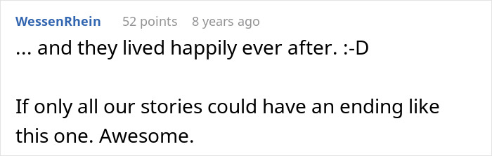 A comment expressing hope for more stories where great-grandma trolls an entitled in-law from beyond the grave. A comment expressing hope for more stories where great-grandma trolls an entitled in-law from beyond the grave.