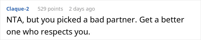 A comment advises a woman to find a partner who respects her, relevant to chopstick etiquette issues. A comment advises a woman to find a partner who respects her, relevant to chopstick etiquette issues.