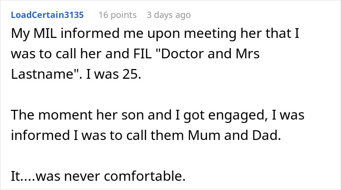 Woman Can&rsquo;t Stop Overthinking Why Her Future MIL Would Ask Her To Call Her By Her Last Name
