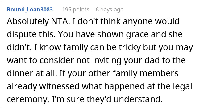 Dad Ruins Bond With Bride Over His GF Of 1.5 Years, Invites Her To Wedding Against Daughter’s Wishes Dad Ruins Bond With Bride Over His GF Of 1.5 Years, Invites Her To Wedding Against Daughter’s Wishes