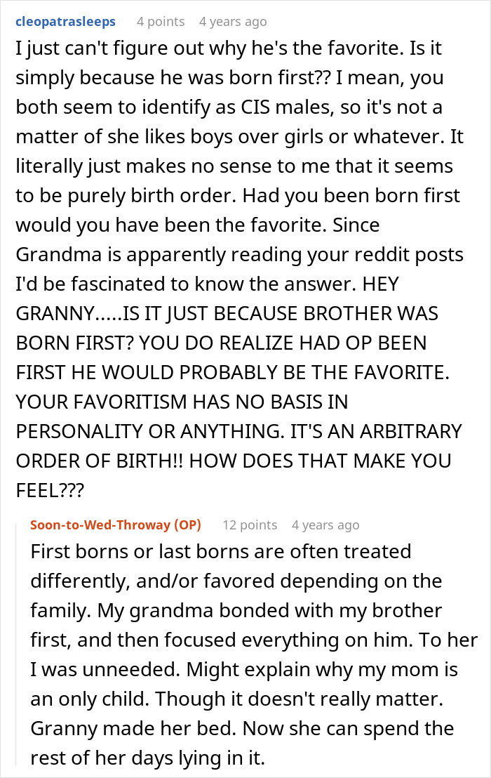 A Reddit thread discusses an entitled man's plan to propose at his brother's wedding.