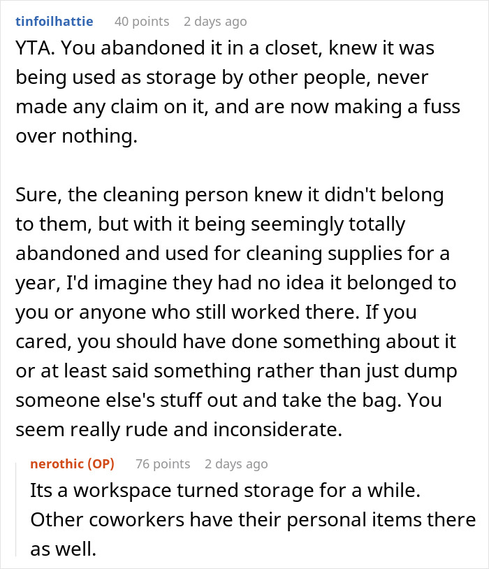 Cleaner Helps Herself To Teacher&rsquo;s Lost Backpack, Gets Mad When The Owner Helps Herself To It Too