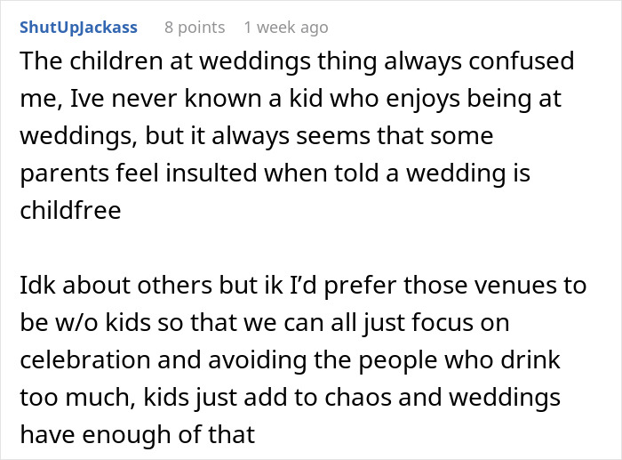 Fancy Wedding Venue Has An 'Adults Only' Rule, Guests Shamelessly Harass Bridal Couple Over It Fancy Wedding Venue Has An 'Adults Only' Rule, Guests Shamelessly Harass Bridal Couple Over It