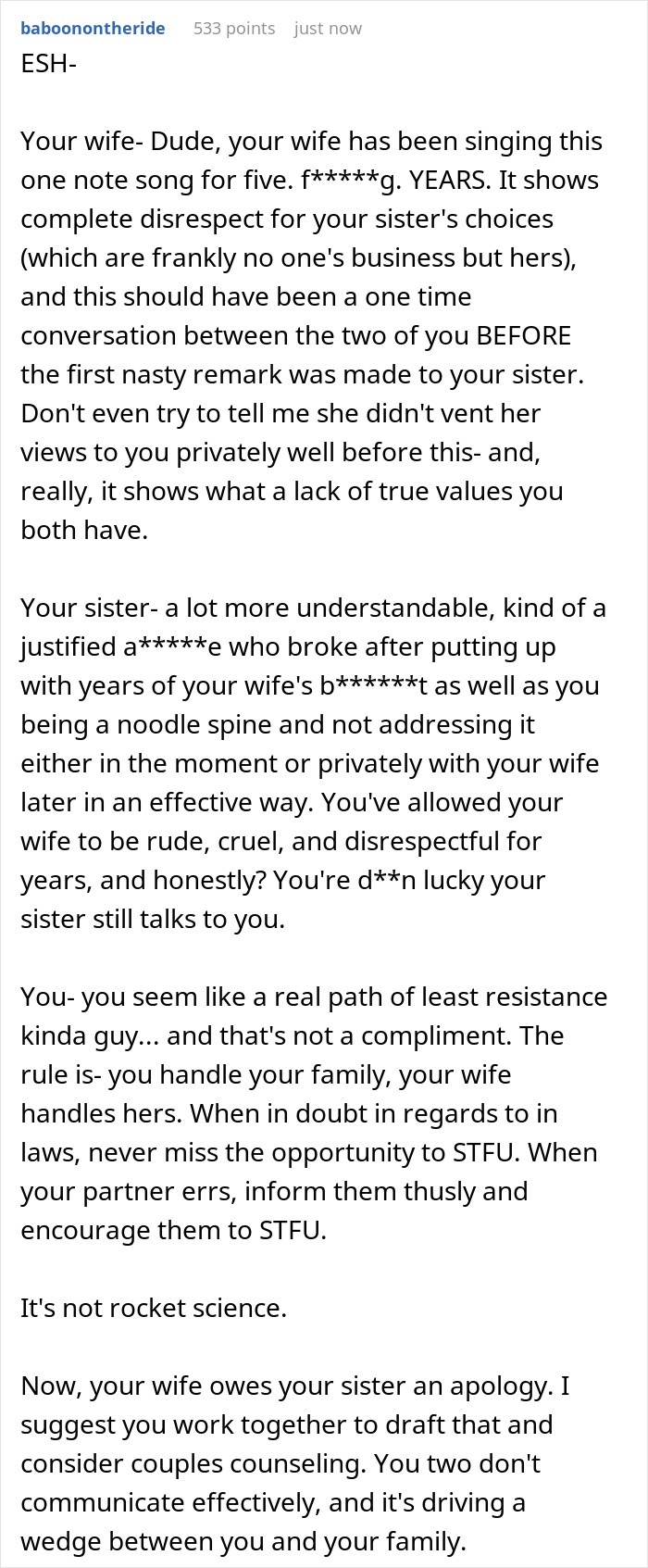 Woman Snaps At Brother's Wife, Finally Telling Her What She Thinks, Guy Just Freezes And Stares Woman Snaps At Brother's Wife, Finally Telling Her What She Thinks, Guy Just Freezes And Stares
