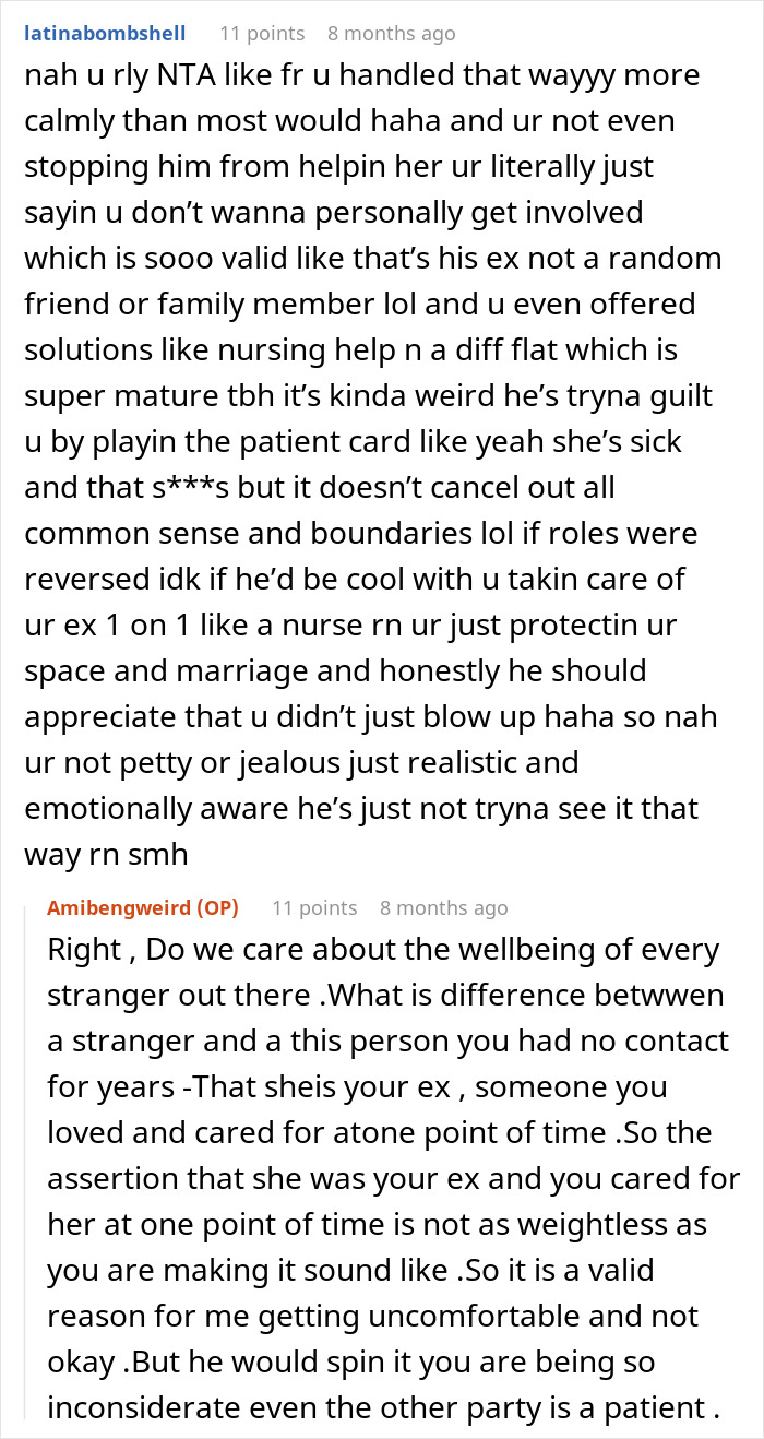 Husband Drops Everything To Help His Sick Ex Wife, Doesn't Care What His Current Wife Thinks Husband Drops Everything To Help His Sick Ex Wife, Doesn't Care What His Current Wife Thinks