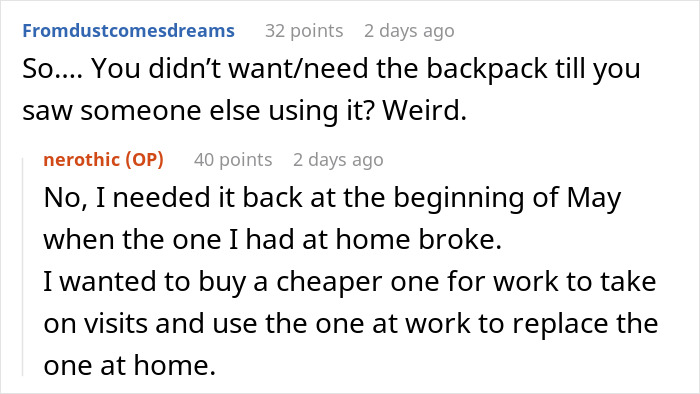 Cleaner Helps Herself To Teacher&rsquo;s Lost Backpack, Gets Mad When The Owner Helps Herself To It Too