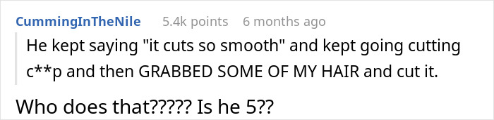 Woman's Creepy Coworker Cut Off Her Hair After Months Of Weird Comment, Blames It On "Intrusive Thought" Woman's Creepy Coworker Cut Off Her Hair After Months Of Weird Comment, Blames It On "Intrusive Thought"