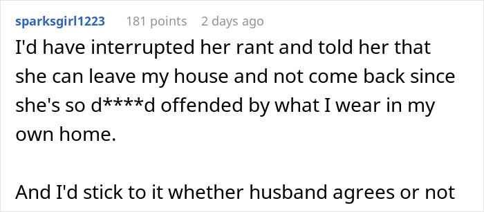 MIL Can&rsquo;t Believe What Her Son&rsquo;s Wife Is Wearing At Home, Especially Around Their 3YO Son