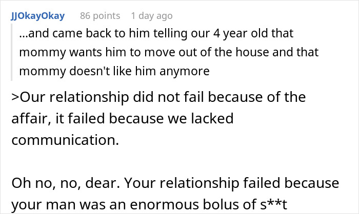 A comment about a guy who cheats on his pregnant wife, highlighting his manipulation using their child. A comment about a guy who cheats on his pregnant wife, highlighting his manipulation using their child.