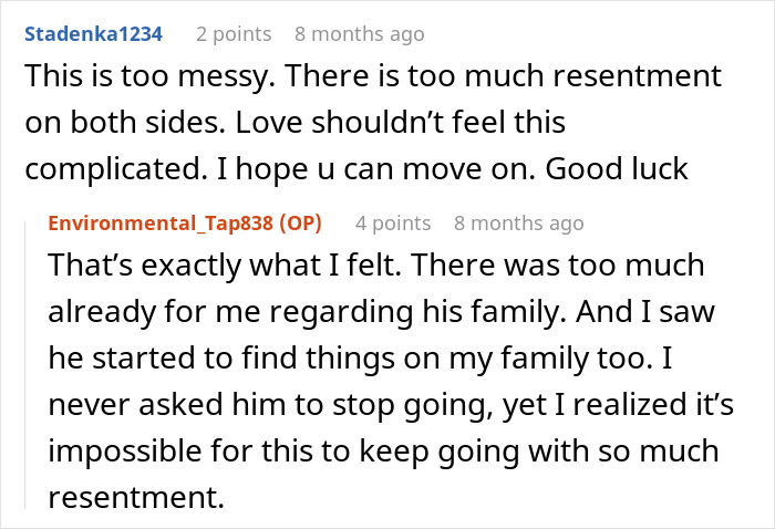 A comment advising a woman to move on from feeling like the third wheel in her marriage. A comment advising a woman to move on from feeling like the third wheel in her marriage.