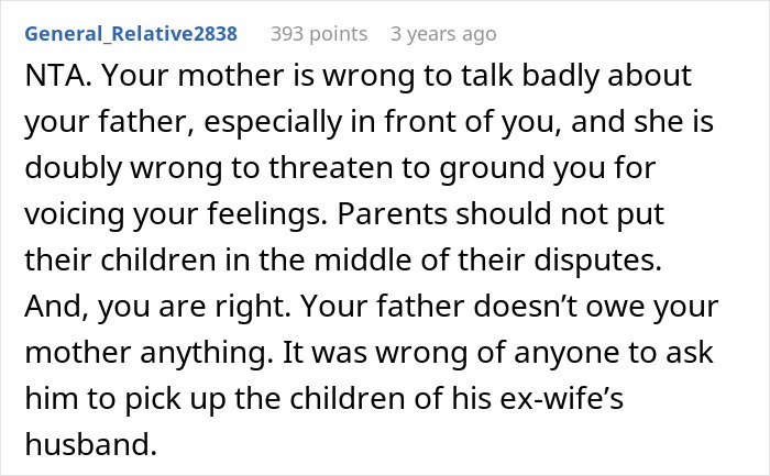 Guy Refuses To Help With Ex-Wife’s Kids After Accident, Couple Berate Him, 16YO Calls Them Entitled Guy Refuses To Help With Ex-Wife’s Kids After Accident, Couple Berate Him, 16YO Calls Them Entitled