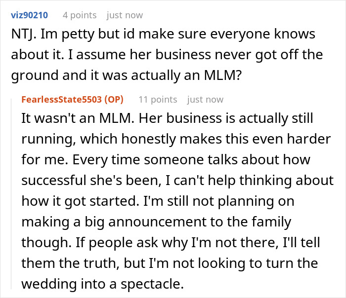 A woman shares that her sister's business is still running, intensifying her desire for an apology for the college fund. A woman shares that her sister's business is still running, intensifying her desire for an apology for the college fund.