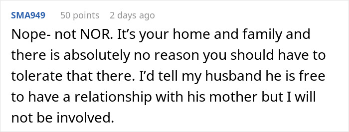MIL Can&rsquo;t Believe What Her Son&rsquo;s Wife Is Wearing At Home, Especially Around Their 3YO Son