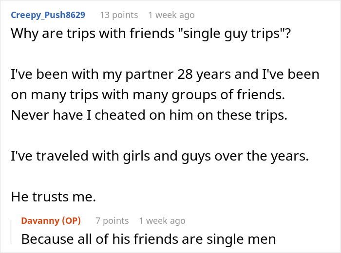 Guy Wants Marriage At Home And Single-Guy Trips To Thailand With Pals, Wife Says He Can’t Have Both Guy Wants Marriage At Home And Single-Guy Trips To Thailand With Pals, Wife Says He Can’t Have Both