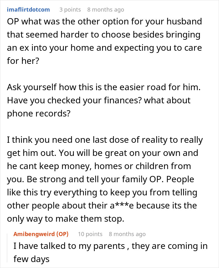 Husband Drops Everything To Help His Sick Ex Wife, Doesn't Care What His Current Wife Thinks Husband Drops Everything To Help His Sick Ex Wife, Doesn't Care What His Current Wife Thinks