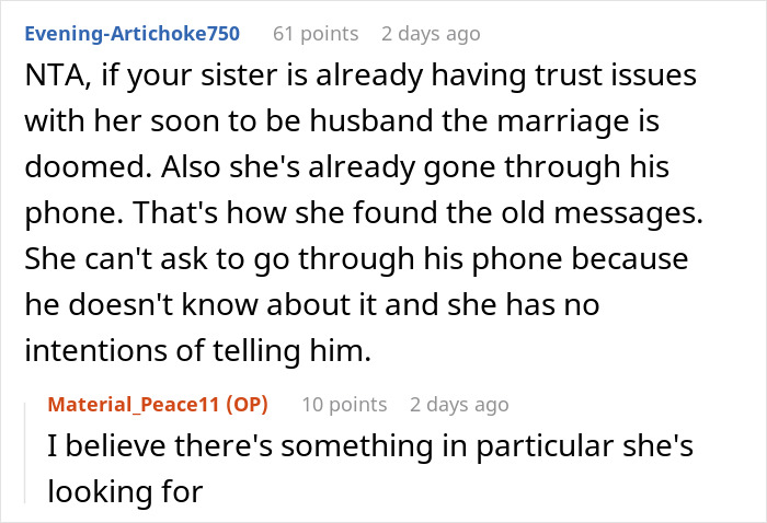 Bride Makes Sister Prove She Never Had Feelings For The Groom If She Wants To Attend Her Wedding Bride Makes Sister Prove She Never Had Feelings For The Groom If She Wants To Attend Her Wedding