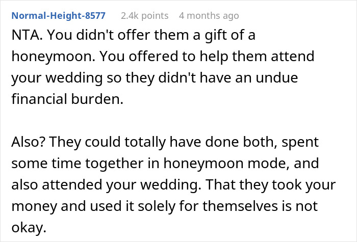 Woman Skips Best Friend's Wedding, Says It's Because She Wanted A Honeymoon, The Real Reason Is Much Worse