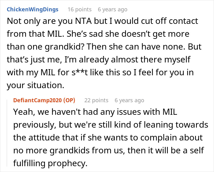 Woman Hides Hysterectomy From MIL For 18 Months, All Hell Breaks Loose When She Finally Finds Out Woman Hides Hysterectomy From MIL For 18 Months, All Hell Breaks Loose When She Finally Finds Out