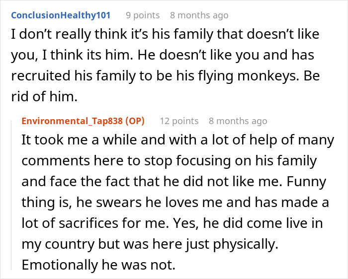 A woman reflects on her marriage, realizing she was the third wheel, with her husband and MIL causing her emotional distress. A woman reflects on her marriage, realizing she was the third wheel, with her husband and MIL causing her emotional distress.
