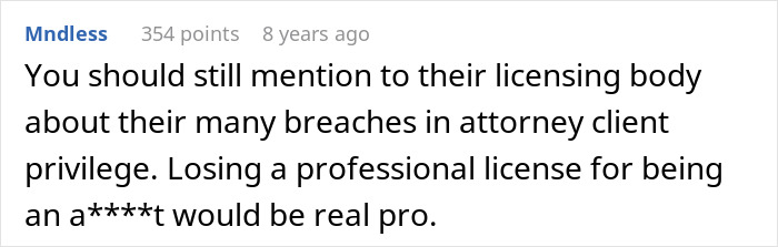 A screenshot of a Reddit comment discussing licensing body breaches by greedy bosses and an IT guy. A screenshot of a Reddit comment discussing licensing body breaches by greedy bosses and an IT guy.