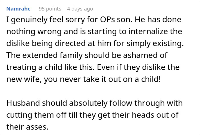 Woman Lets Her Husband Go Hard On His Ex-In-Laws After Her Son Starts Asking Painful Questions