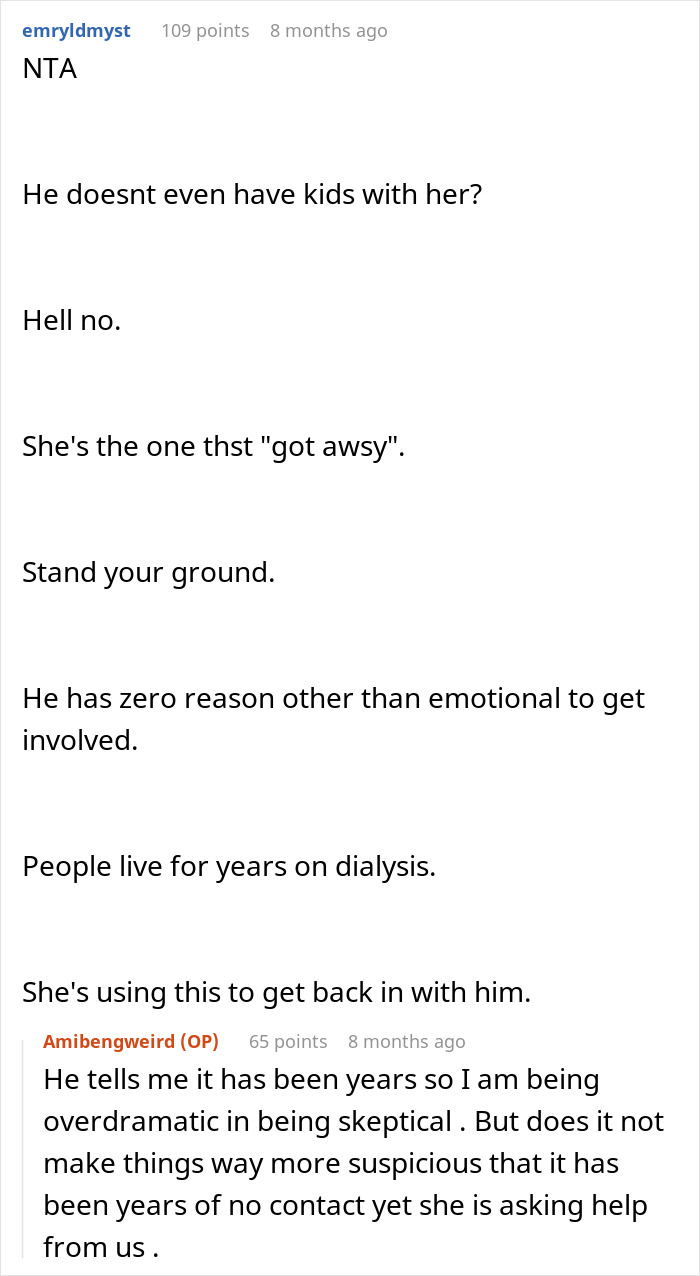 Husband Drops Everything To Help His Sick Ex Wife, Doesn't Care What His Current Wife Thinks Husband Drops Everything To Help His Sick Ex Wife, Doesn't Care What His Current Wife Thinks