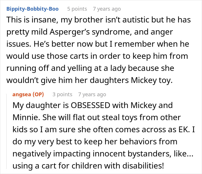 Entitled Mom Tries To Take Special Cart Away From Shopper With Disabled Kid As Her Child Is Sleepy Entitled Mom Tries To Take Special Cart Away From Shopper With Disabled Kid As Her Child Is Sleepy