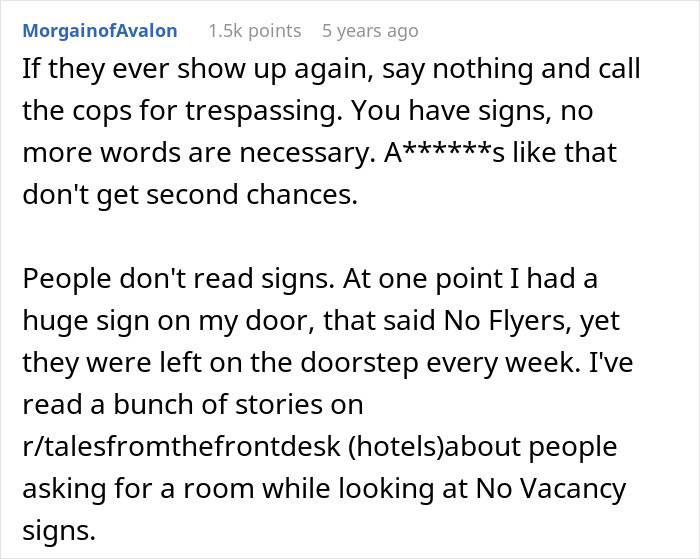 Rude Neighbor Says “If We Can Access It, We Can Use It,” Then Comes Face To Face With Guard Dog Rude Neighbor Says “If We Can Access It, We Can Use It,” Then Comes Face To Face With Guard Dog