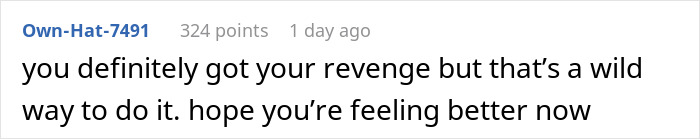 A Reddit comment supporting the girlfriend's revenge on her boyfriend for secretly dating another woman, mentioning the fake abortion. A Reddit comment supporting the girlfriend's revenge on her boyfriend for secretly dating another woman, mentioning the fake abortion.