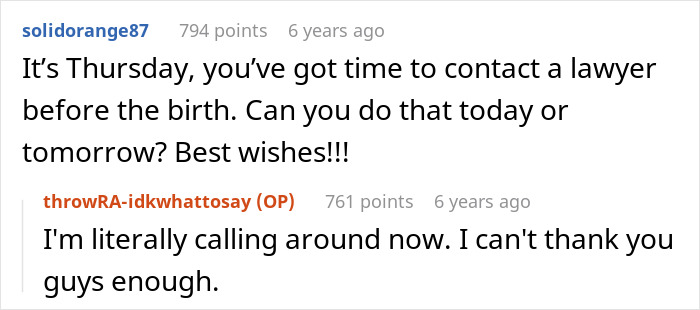 Pregnant woman about to give birth receives a nasty surprise from her boyfriend, with advice to contact a lawyer. Pregnant woman about to give birth receives a nasty surprise from her boyfriend, with advice to contact a lawyer.