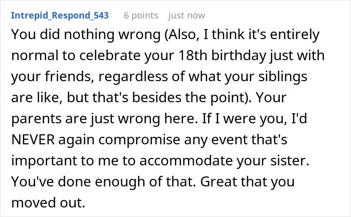 Parents Force Teen To Have Autistic Sis At All Bday Parties, Mad When She Does 18th Bday Differently Parents Force Teen To Have Autistic Sis At All Bday Parties, Mad When She Does 18th Bday Differently