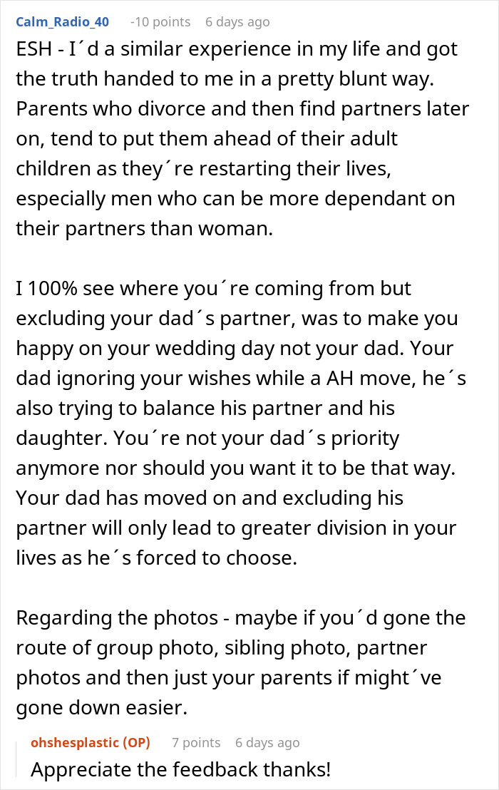 Dad Ruins Bond With Bride Over His GF Of 1.5 Years, Invites Her To Wedding Against Daughter’s Wishes Dad Ruins Bond With Bride Over His GF Of 1.5 Years, Invites Her To Wedding Against Daughter’s Wishes