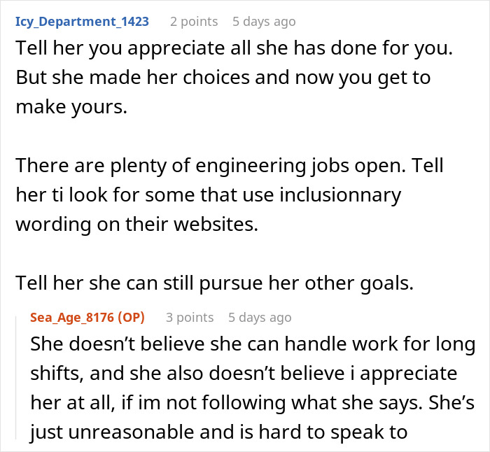 SAHM Tries To Live Through 18YO Daughter After Giving Up Her Career, Teen Finally Pushes Back SAHM Tries To Live Through 18YO Daughter After Giving Up Her Career, Teen Finally Pushes Back