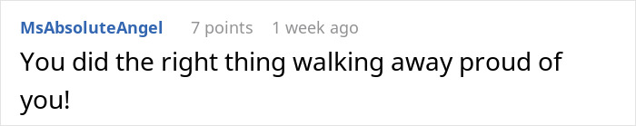 A Reddit comment praising a GF for walking away after connecting the dots about a BF's crucial detail.