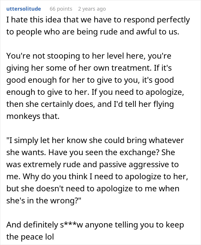 Frustrated Woman Finally Matches Her MIL's Energy, Now The Whole Family Wants An Apology Frustrated Woman Finally Matches Her MIL's Energy, Now The Whole Family Wants An Apology