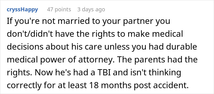 Woman’s Partner Ends Up In A Coma, His Family Does Something She Never Saw Coming: “I Was An Easy Target” Woman’s Partner Ends Up In A Coma, His Family Does Something She Never Saw Coming: “I Was An Easy Target”
