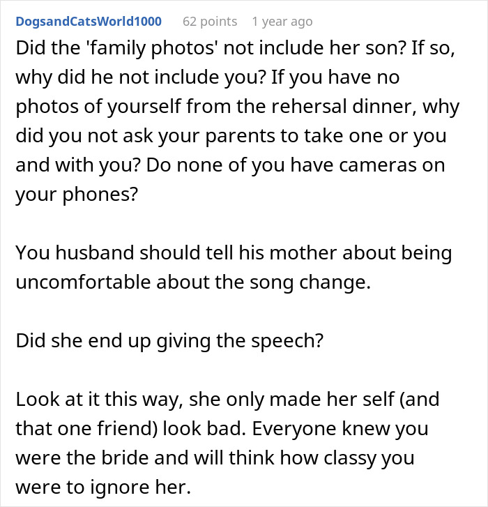 MIL Hijacks The Wedding, Dresses Guests In White, And Leaves The Bride Out Of The Family Photos