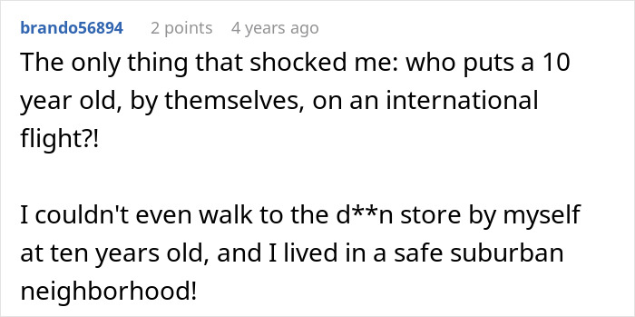 Screenshot of a comment about a man trying to steal a child's window seat on a flight. Screenshot of a comment about a man trying to steal a child's window seat on a flight.
